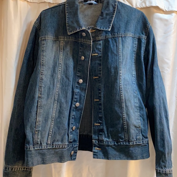 Structure jeans blue denim jacket men vintage L - Picture 2 of 12